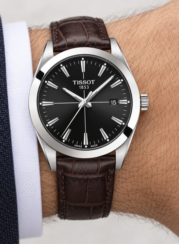 Tissot gentleman black dial - ,
